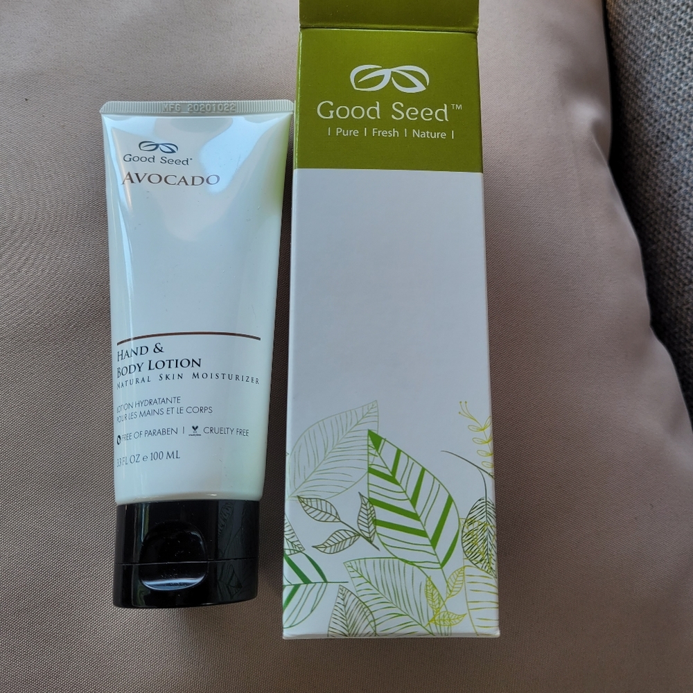 Good Seed Avocado Hand & Body Lotion, NWT